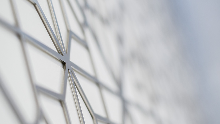 a close up of a wall