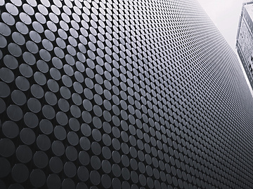 a close up of a building