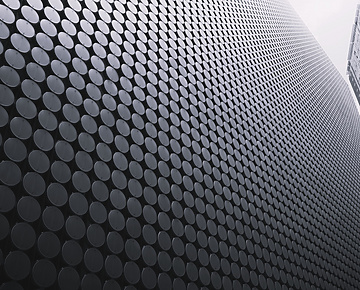 a close up of a building