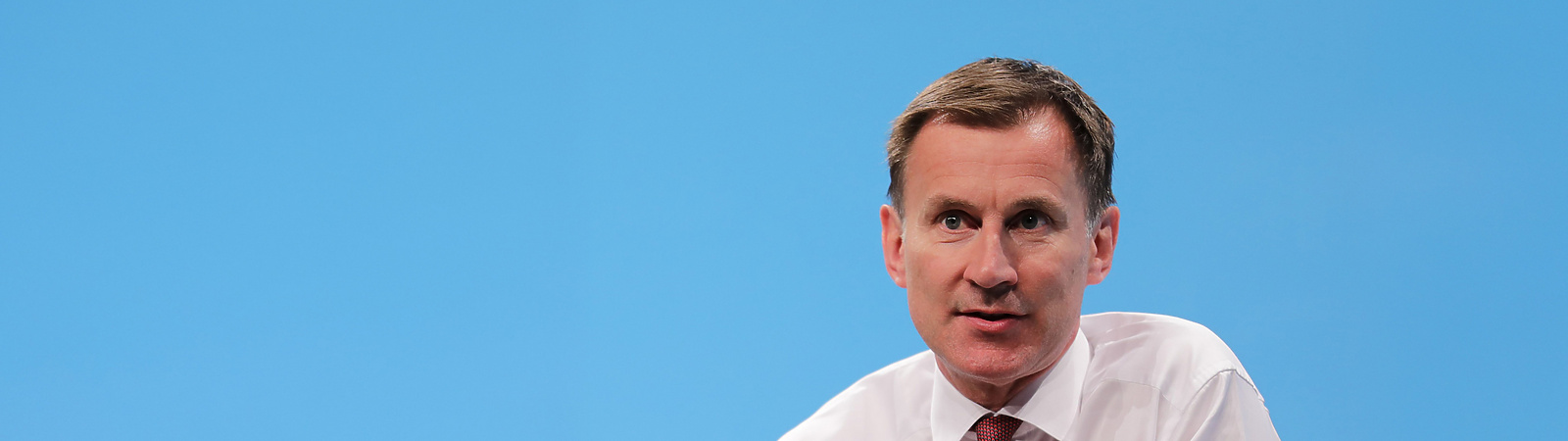 Jeremy Hunt talking
