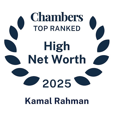 Kamal Rahmand ranked in Chambers High Net Worth Guide 2025
