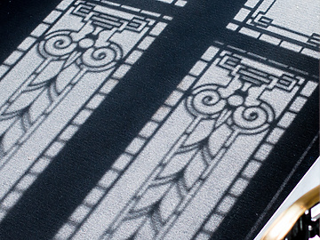 Mishcon de Reya font door patterns