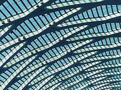 abstract glass structure