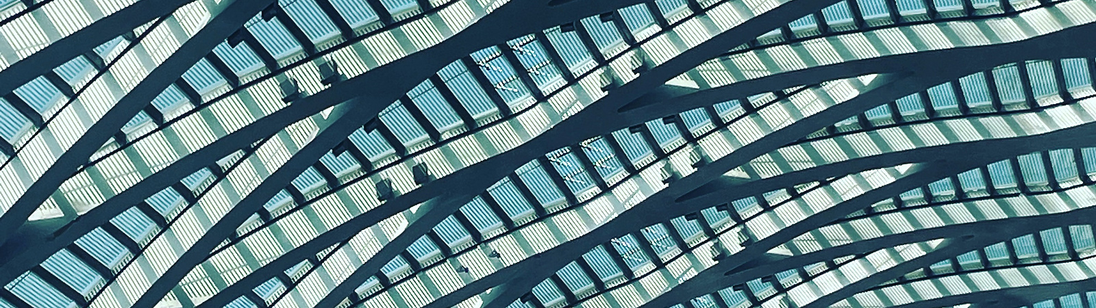 abstract glass structure