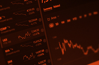 digital stock market visual