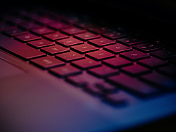 a close up of a keyboard