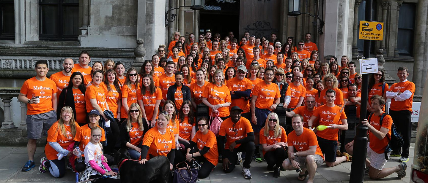 Mishcon de Fundreysa team outside HQ