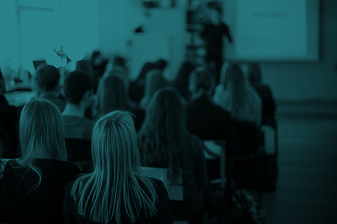 students learning in a classroom