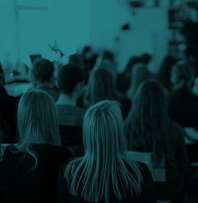 students learning in a classroom