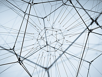 abstract lines ceiling