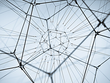 abstract lines ceiling