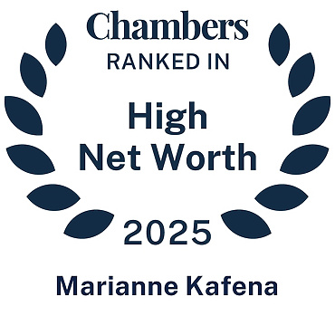 Marianne Kafena ranked in Chambers 2025