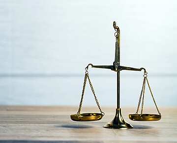 Scales that represents Justice