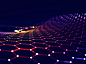 abstract glowing texture on dark background