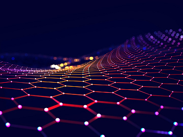 abstract glowing texture on dark background