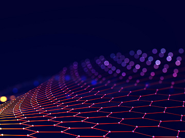 abstract glowing texture on dark background