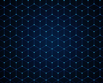 a blue and white pattern with dots