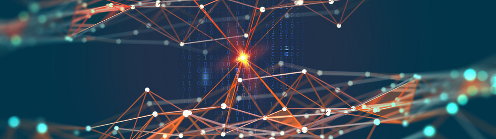 Blockchain technology futuristic hud background with blockchain polygon