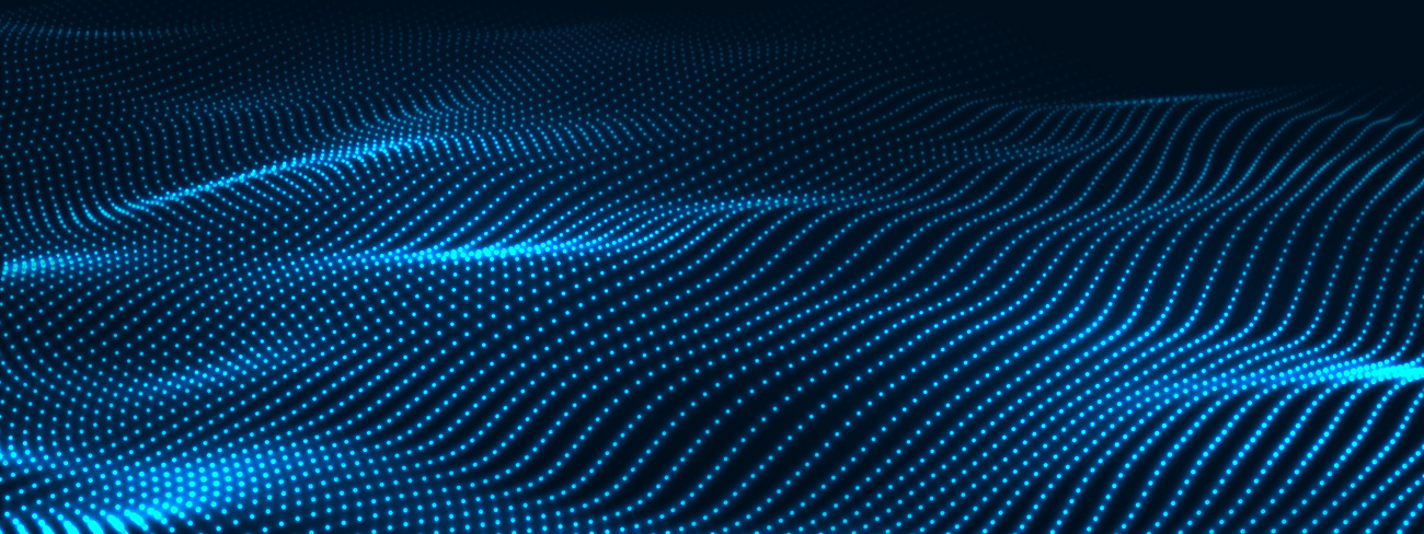 curved texture of dots
