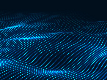 curved texture of dots