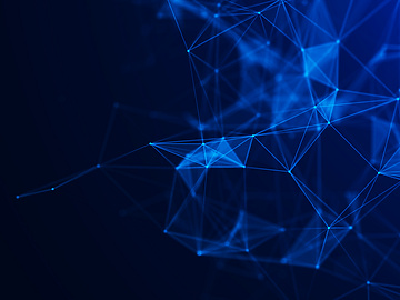 abstract blue lights