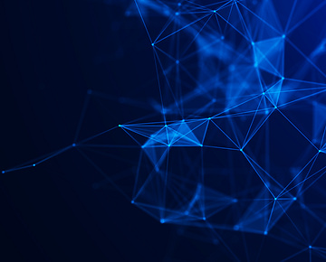 abstract blue lights