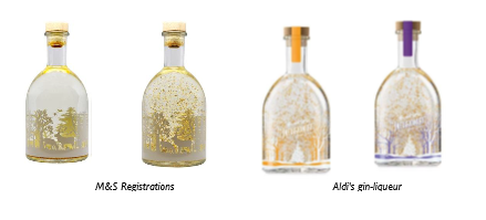 M&S & Aldi Gin Bottles