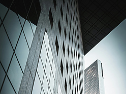 a low angle view of a building