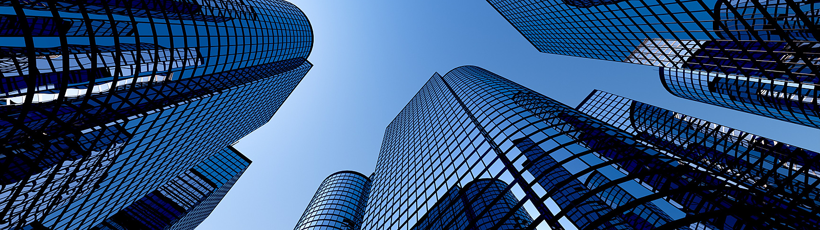 ground view of corporate buildings