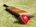 red cricket ball and paddle laying in the grass