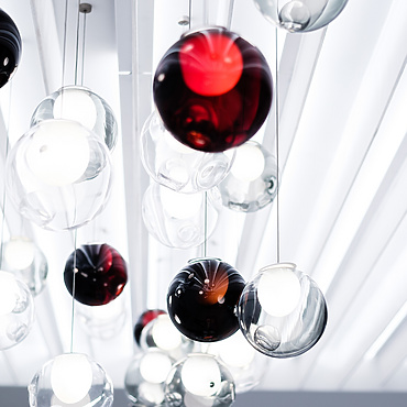 Africa house lobby lights