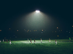 Football at night