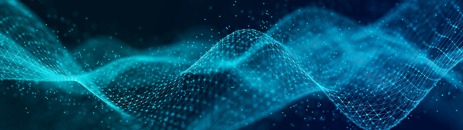 Blue technology waves