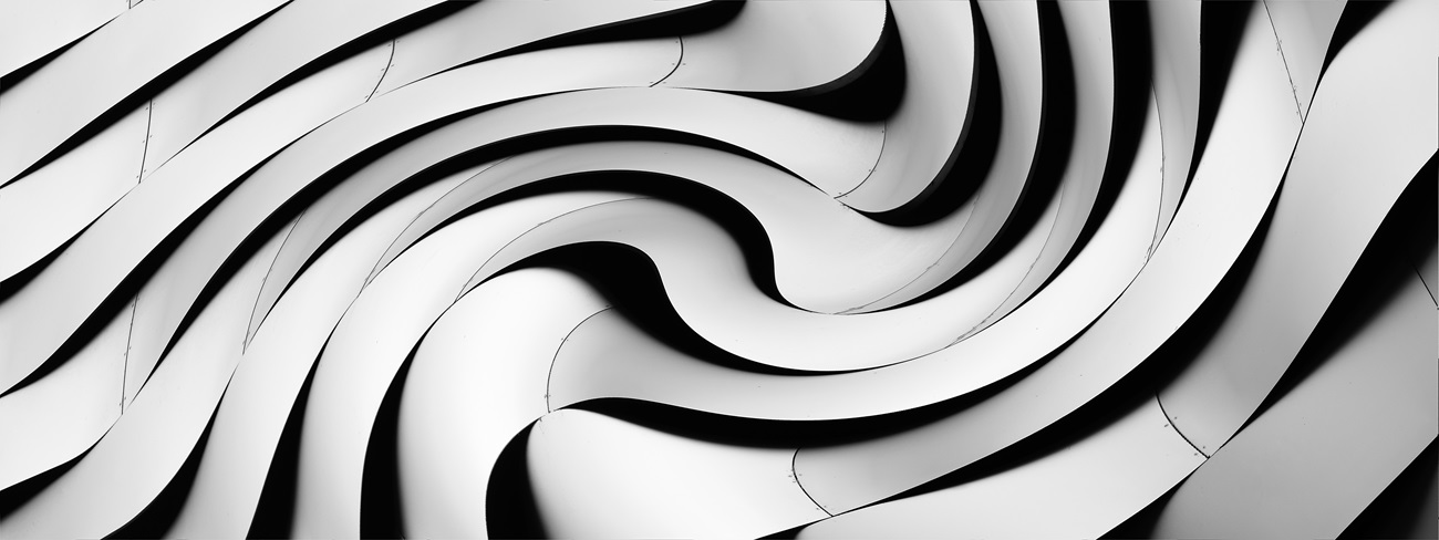 Abstract Silver Swirls