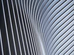 Curved abstract structure