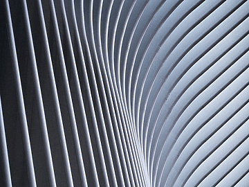 Curved abstract structure
