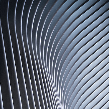 Curved abstract structure