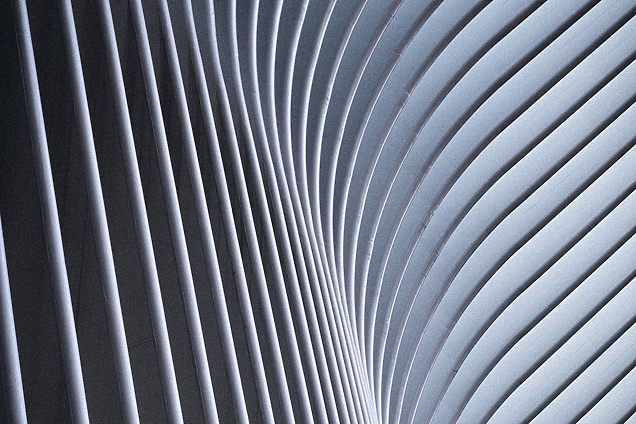 Curved abstract structure