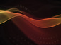Orange Tech Waves