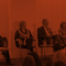 The panel talking at the Lipstadt podcast event