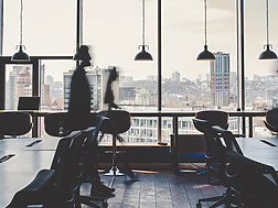 corporate office with city view