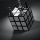 a puzzle cube with chess pieces