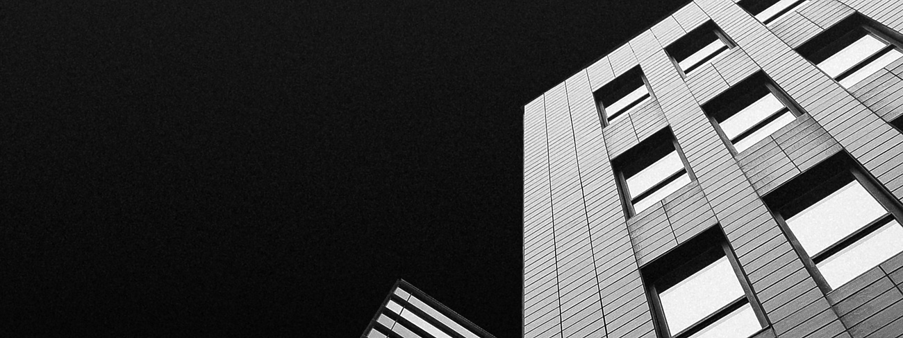 dark image of residential buildings
