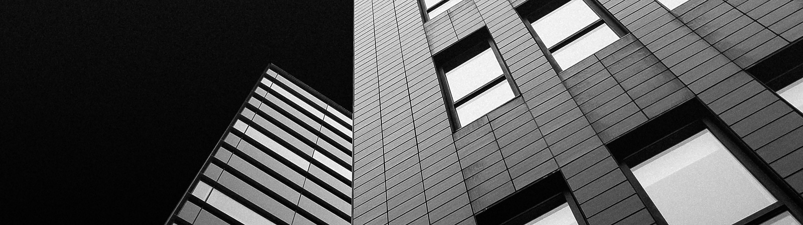 dark image of residential buildings