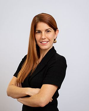 head&sholder image of a woman wearing a black dress