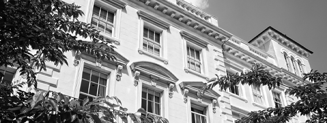white building