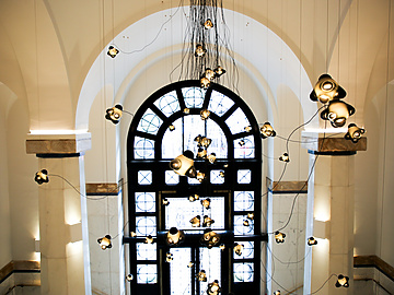 interior abstract gold