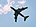 a plane flying in the sky