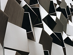 a close up of a wall