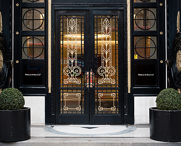 Entrance door of Africa House